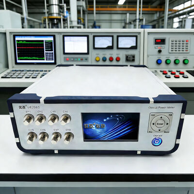 FC/APC Type Optical Power Meter With 8-Channel Function For Fiber Optic Measurement