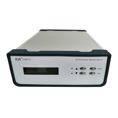 1x8 سوئیچ فیبر نوری پلاریزه کننده AC 220V 288mm×260mm×117mm