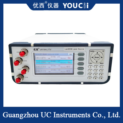 چهار طول موج چهار کانال خروجی لان WDM منبع نور
